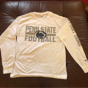 Penn State long sleeve T white Champion brand